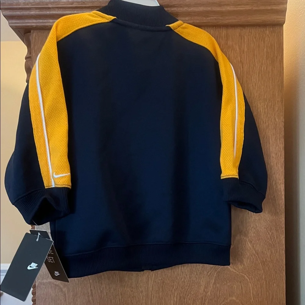 Nike Kids Jacket Dark Blue and Gold Jacket Toddler 18 months NWT